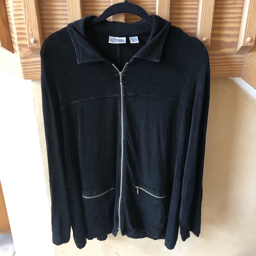 Chico’s Travelers Black Jacket
